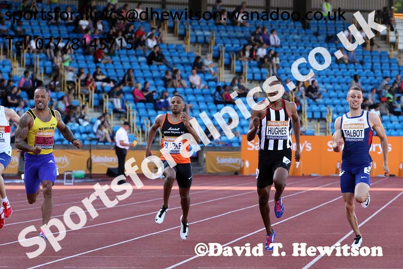 Mens 200 metres, Sainsbury's British Champs, Alexander Stadium, Birmingham. Photo: David T. Hewitson/Sprts for All Pics